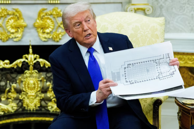 DOJ在特朗普舞厅的法律诉讼中提出“国家安全”问题