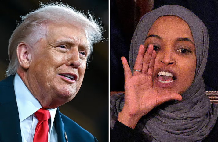 特朗普称国情咨文上抗议的两名女议员 “该被送进精神病院”